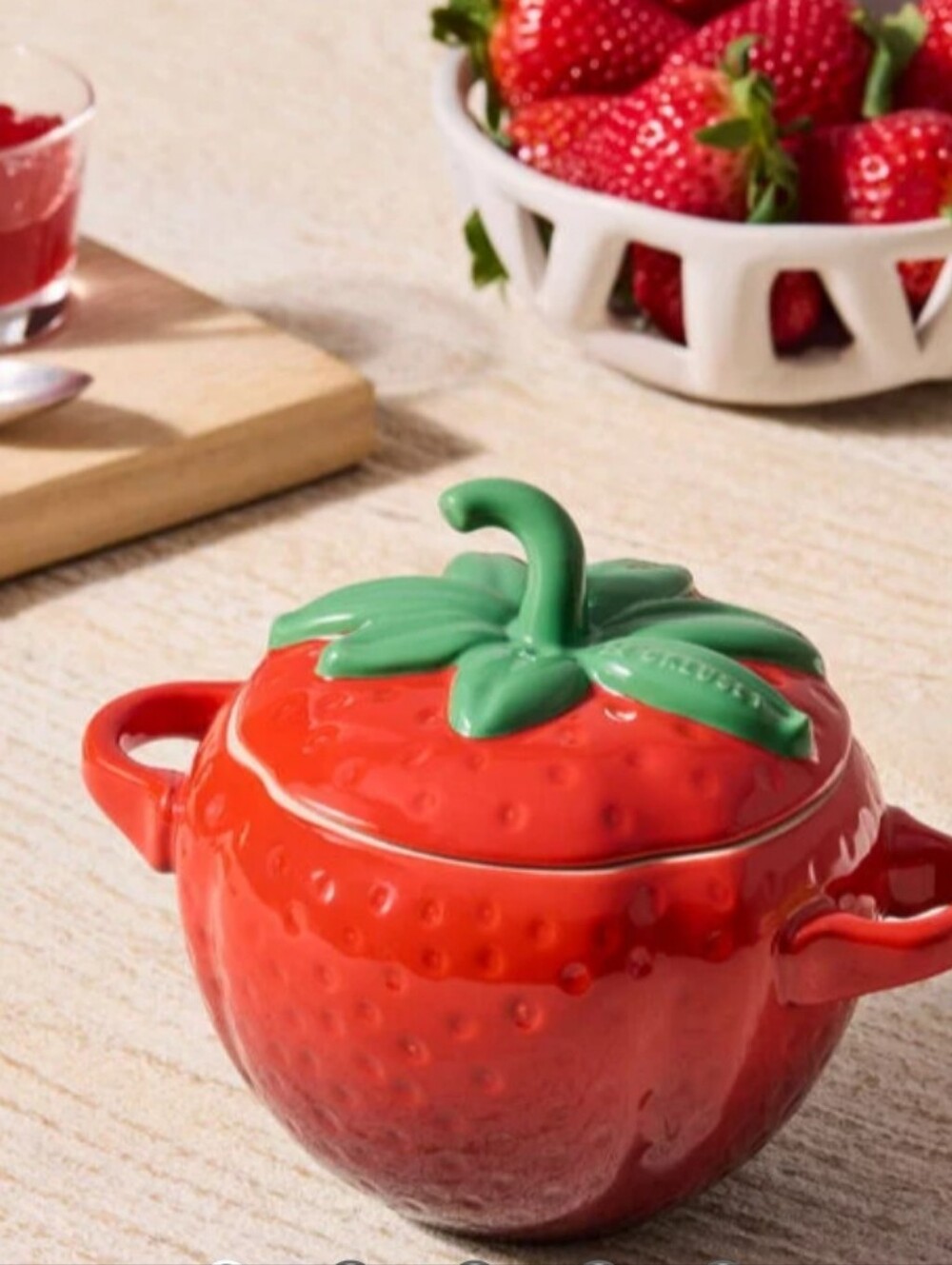 New Le Creuset Limited Edition Strawberry Cocotte